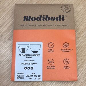 Au Naturel Seamfree Bikini - Oasis Green (Size S / AU/UK 10)